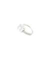 Pomellato Maxi-size Ring White Gold 18kt, Adularia, Icy Diamond (horloges)
